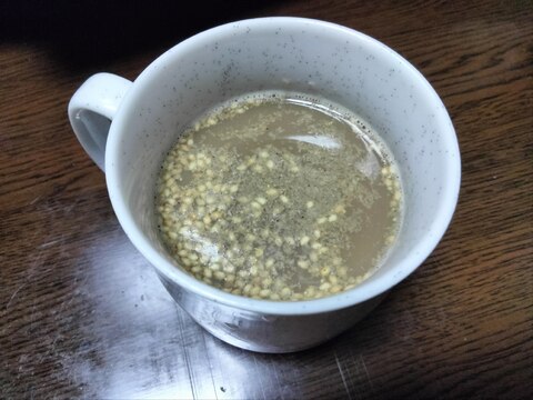 カフェオレ すりごま入れて